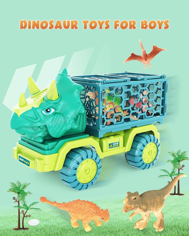 Thumbnail 1 de Dinosaur Truck Toy 33cm for Kids