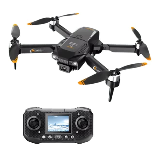 Detalle de Dron Klack F205 con doble cámara 4K y pantalla LCD 📸