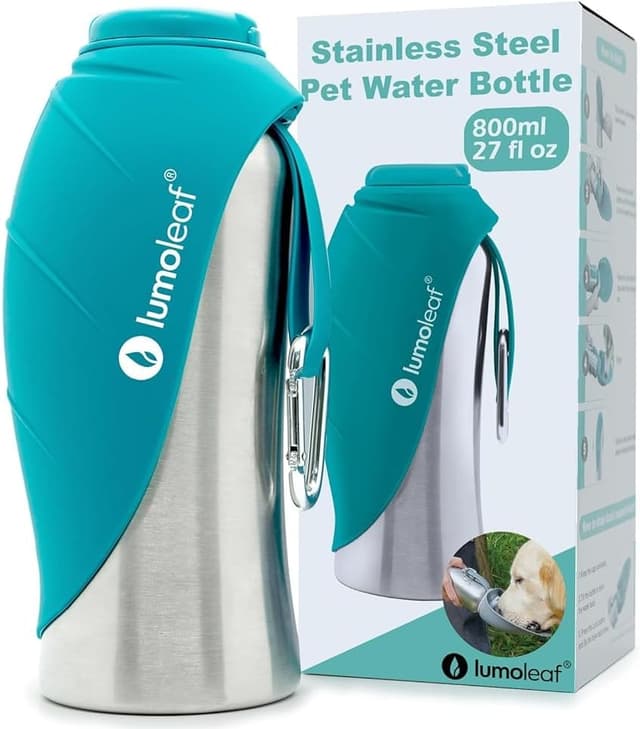 Imagen de LumoLeaf Portable Dog Water Bottle 800ml en OfertitasTOP