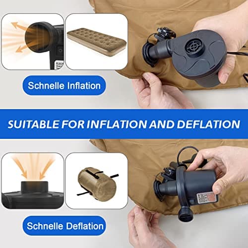 Detalle de Jsdoin Inflador eléctrico 2 en 1