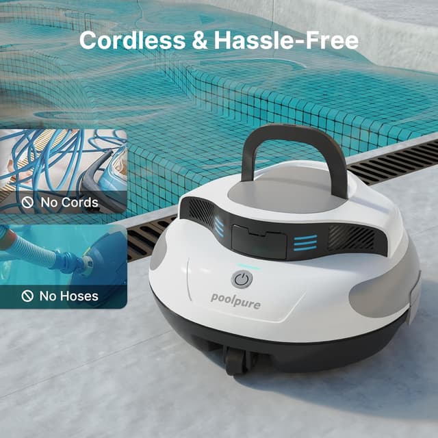 Thumbnail 6 de POOLPURE Robot de Piscina 5000 mAh 100 min