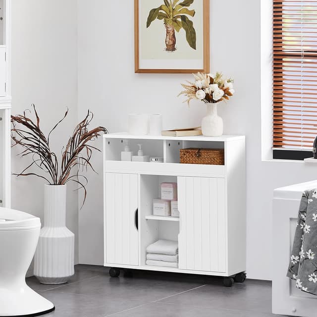 Thumbnail 6 de Yaheetech Mobile da bagno con ante scorrevoli 20×70×72 cm 🚪