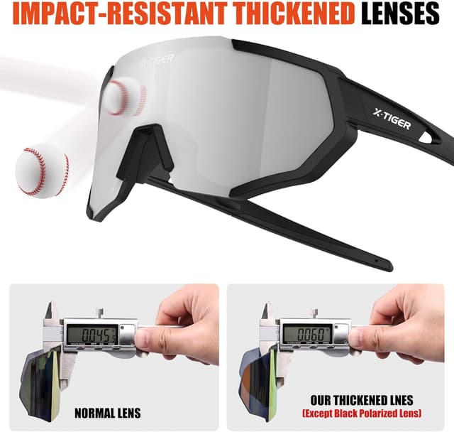 Detalle 2 de X-TIGER Sportbrille mit UV400