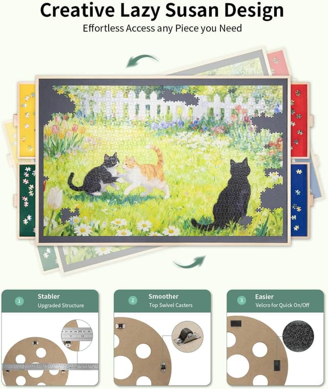 Thumbnail 3 de 1500-piece Tilting Puzzle Board 🎲