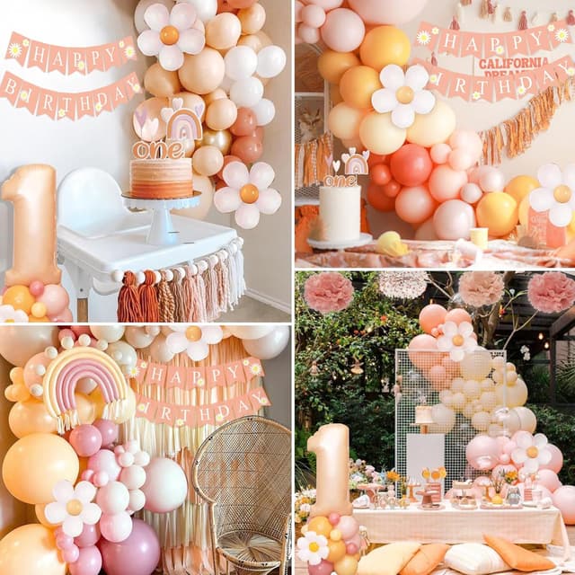 Thumbnail 4 de 1. Geburtstag Mädchen Deko mit 1 Ballon