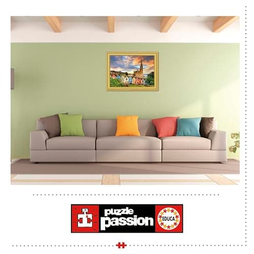 Detalle 2 de Educa - Catedral de Cobh Irlanda 🏰 1000 Piezas, 68x48 cm, Incluye Cola