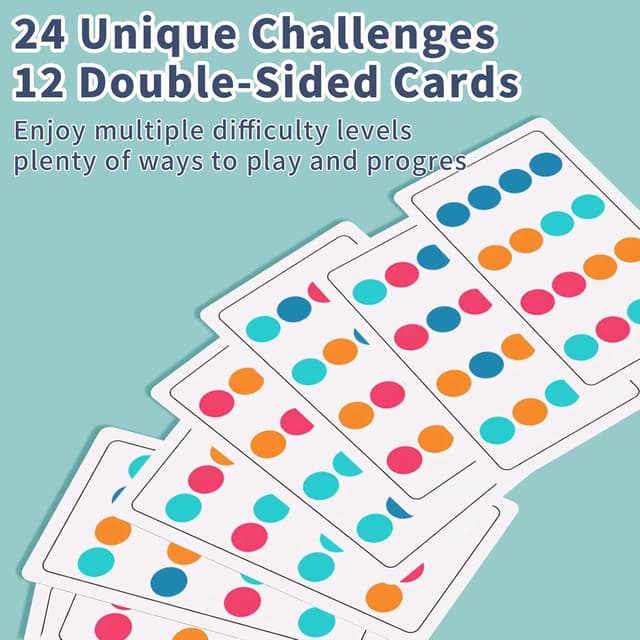 Thumbnail 4 de XYDDXBS Demenz Gedächtnisspiel Holz Memory 12 Karten