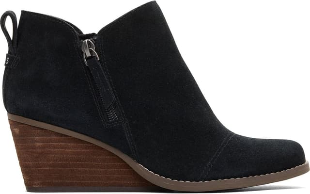 Detalle de TOMS Goldie women’s natural textile heeled ankle boots