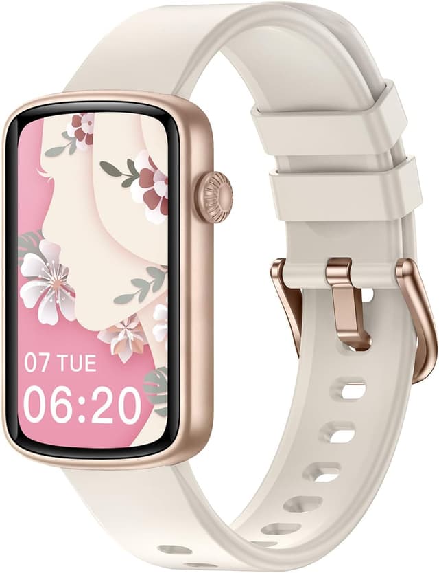 Detalle de SHANG WING Smartwatch Donna con cardio, SpO2 e notifiche WhatsApp/Chiamate (Android e iOS) – Impermeabile IP68