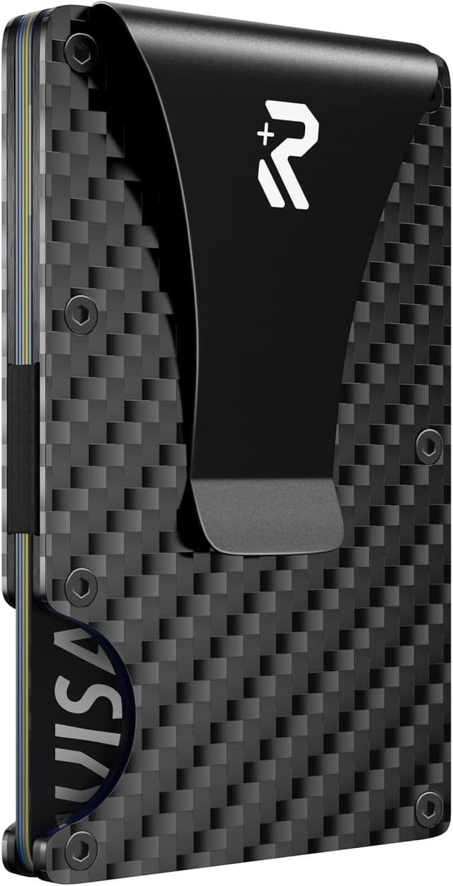 Detalle de RealPlus Carbon Fiber Wallet RFID blocker