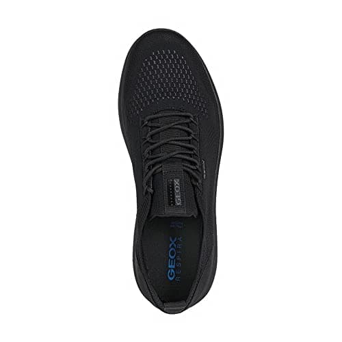 Detalle de Geox U Spherica A para hombre (negro) – Zapatillas cómodas para el día a día, talla 43 EU