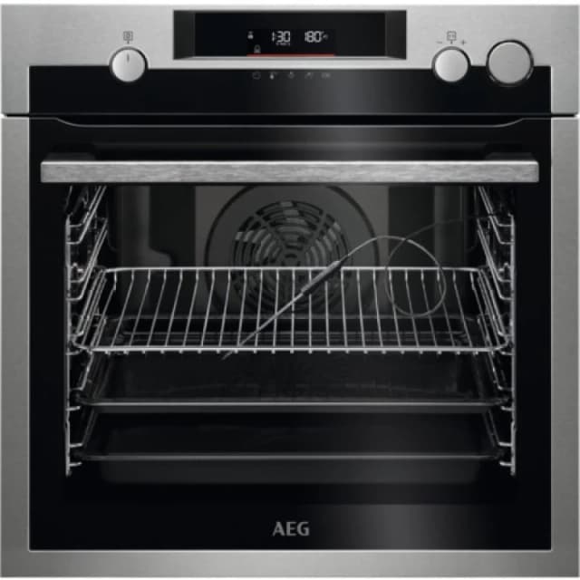 Detalle de AEG Serie 7000 Steamcrisp BSS578271M horno pirolítico