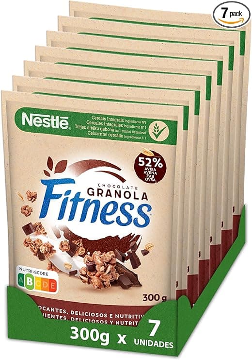 Imagen de Nestlé Fitness Chocolate Granola, Pack de 7 x 300 g 🥣 en OfertitasTOP