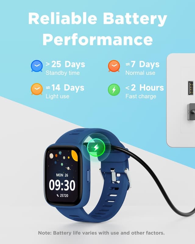 Thumbnail 6 de BIGGERFIVE Kids Smart Watch 1.8" fitness tracker