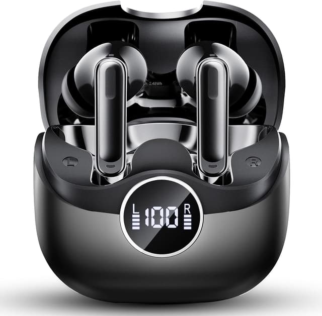 Detalle de Adaptive Hybride ANC Bluetooth In-Ear Kopfhörer 2026 mit bis zu -45 dB, 6-Mic KI-Anrufmodus, IP7 und 40H Spielzeit