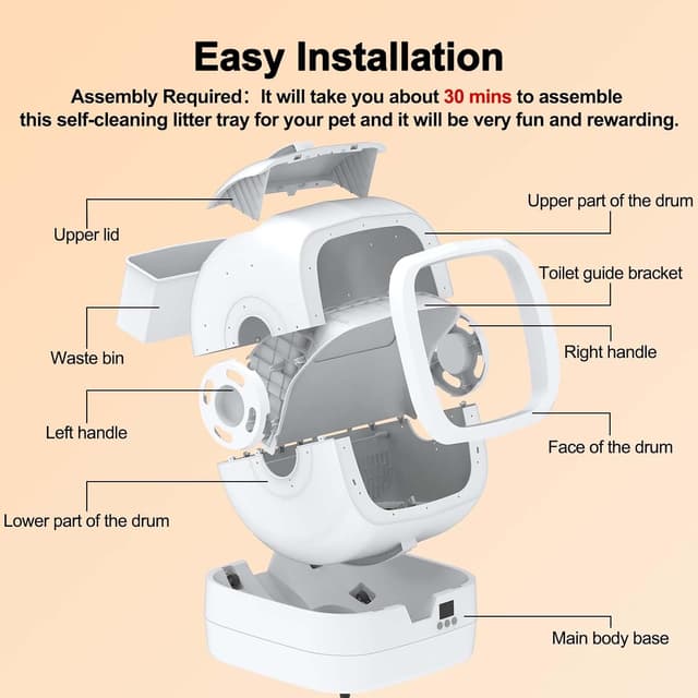 Thumbnail 6 de Mintakawa Automatic Cat Litter Box 35 dB 🐱