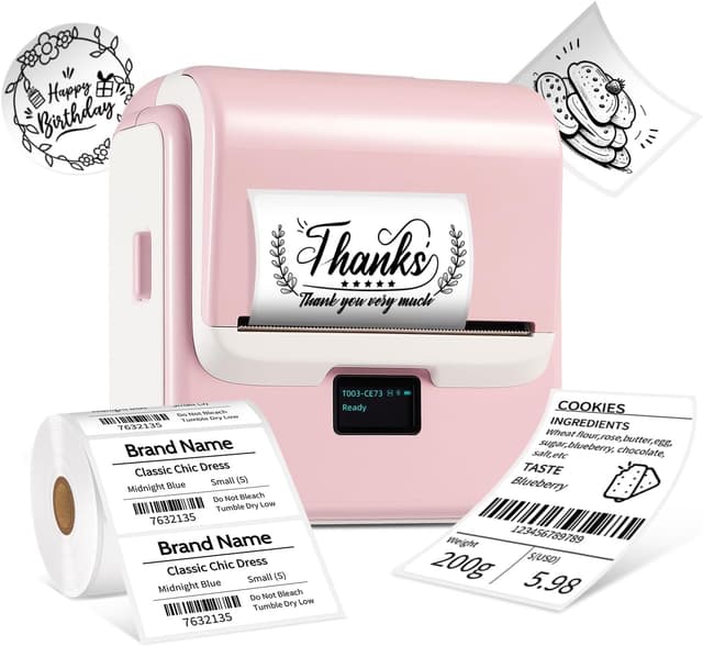 Imagen de ORGSTA T003 stampante etichette termica 50 mm/s 📇 en OfertitasTOP