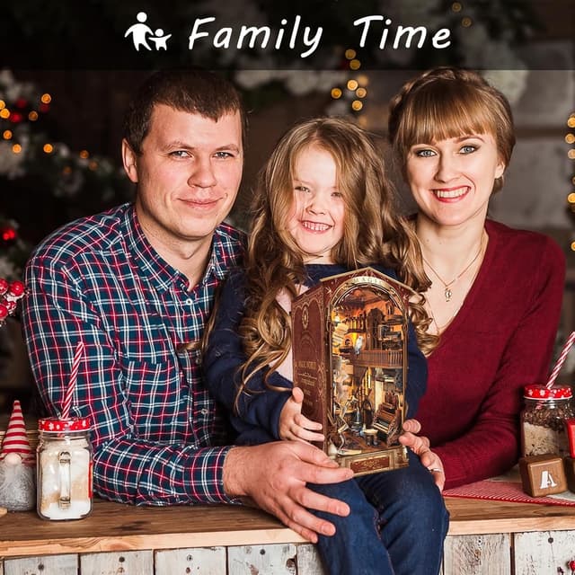 Thumbnail 4 de MOJINO DIY Book Nook Miniature 2 étages