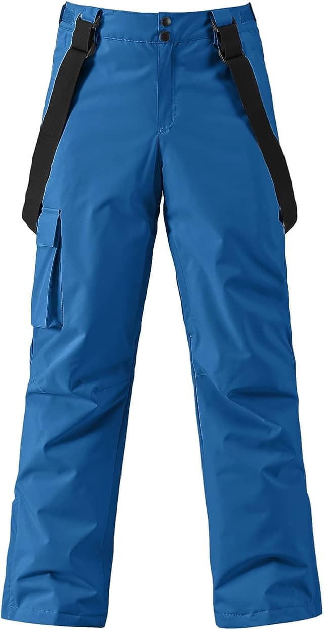 Detalle 1 de YEEFINE Men's Ski Snow Pants Insulated Waterproof