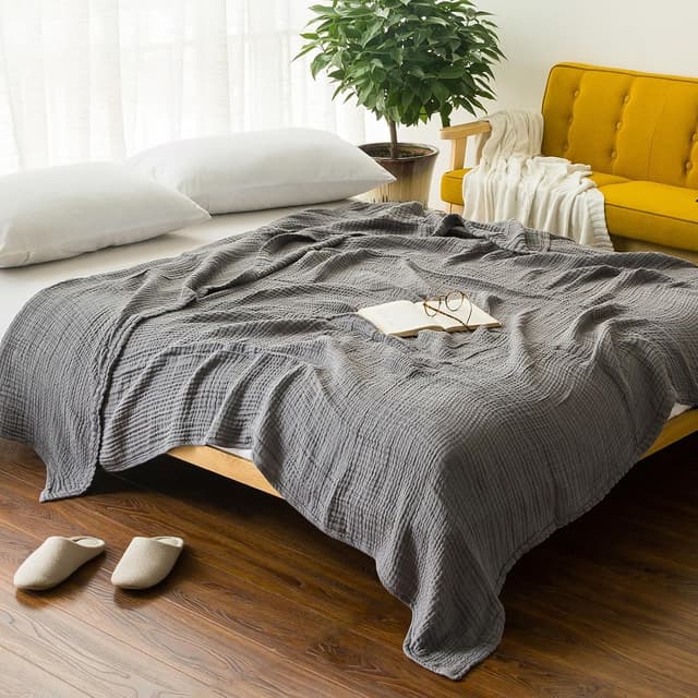 Detalle de EMME Baumwolldecke 230 x 230 cm