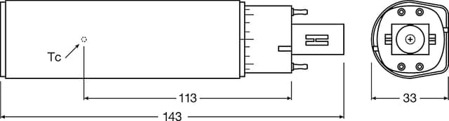 Detalle 2 de OSRAM DULUX D/E 18 LED 7W, 770 lm blanco frío