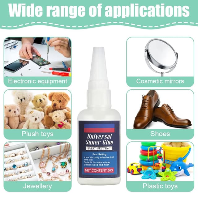 Thumbnail 6 de Flintronic Super Colla 50 g (3 pezzi) extra forte all’olio ad asciugatura ultra-rapida