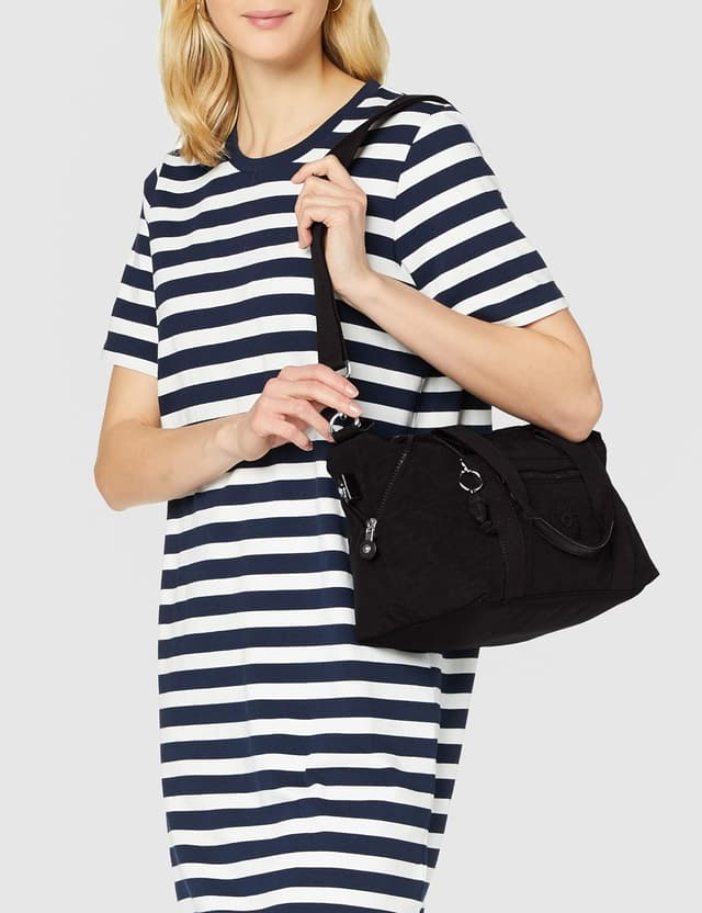 Detalle de Kipling Art Mini Bolso Pequeño Black Noir