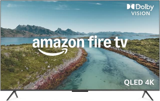 Detalle de Amazon Fire TV 50" Omni QLED Series (latest gen) 4K smart TV with Alexa hands-free