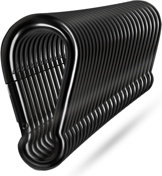 Imagen de Ekunbuy Black Carabiner Clip 250 lb Heavy Duty en OfertitasTOP