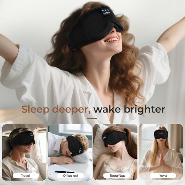 Thumbnail 6 de MUSICOZY Sleep mask Headphones 14H Bluetooth