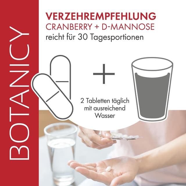 Thumbnail 5 de BOTANICY Cranberry + D‑Mannose 60 Tabletten