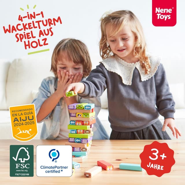 Thumbnail 1 de Nene Toys Wackelturm 4-in-1