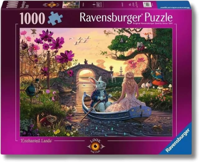Detalle de Ravensburger Puzzle 1000 Pezzi “Il Paese delle Meraviglie” (70 x 50 cm) per adulti +14
