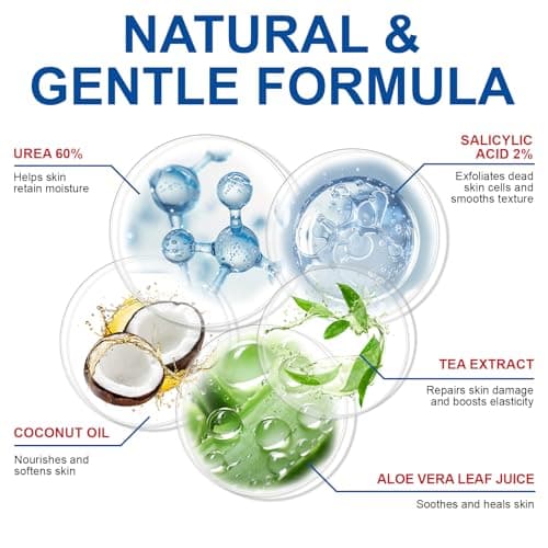 Detalle 2 de Urea Creme 60% Fußcreme gegen Hornhaut, 2 Stück