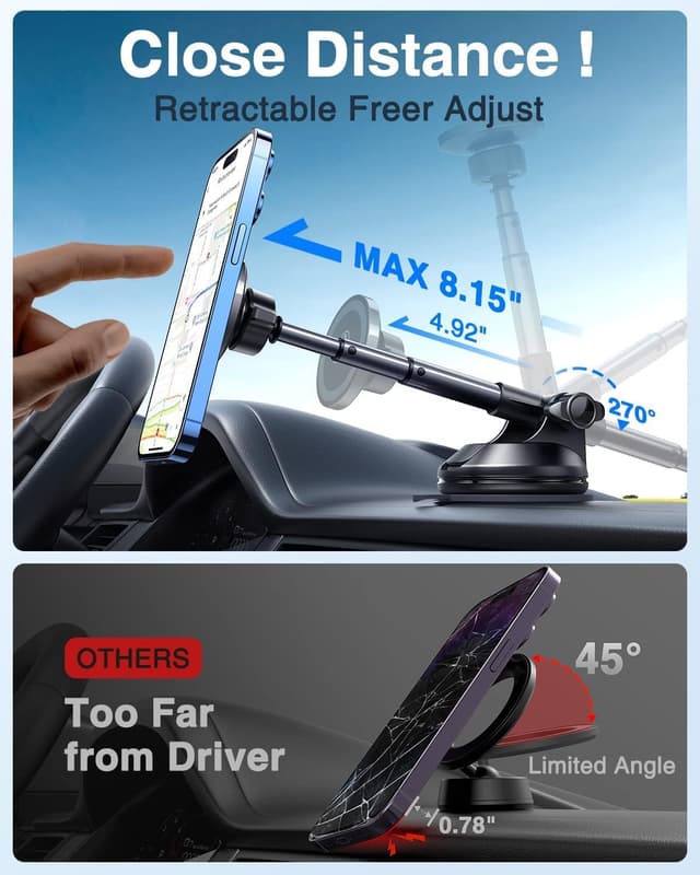 Thumbnail 4 de VANMASS MagSafe Car Mount 2.95in