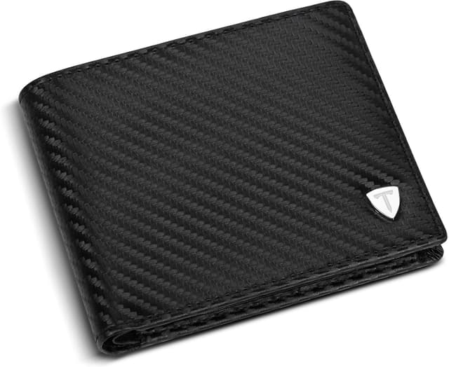 Detalle de TEEHON RFID leather wallet 8 cards