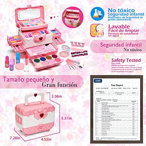 Thumbnail 5 de Kit de Maquillaje Infantil 57pcs Tóxico y Lavable 🎀