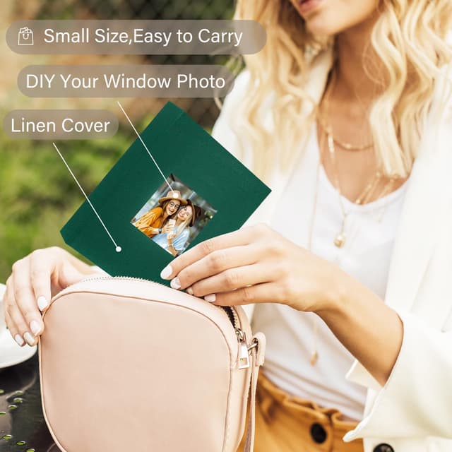 Detalle de Miaikoe 6x4 photo album, 50 pockets