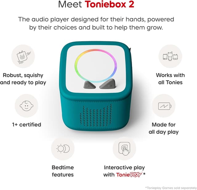 Detalle de Toniebox 2 Tropical Teal starter set