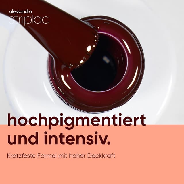 Detalle de alessandro Striplac UV Nagellack 15 Tage rot