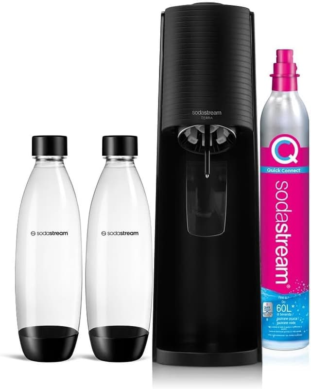 Detalle de sodastream Gasatore Terra 60 L nero 🥤