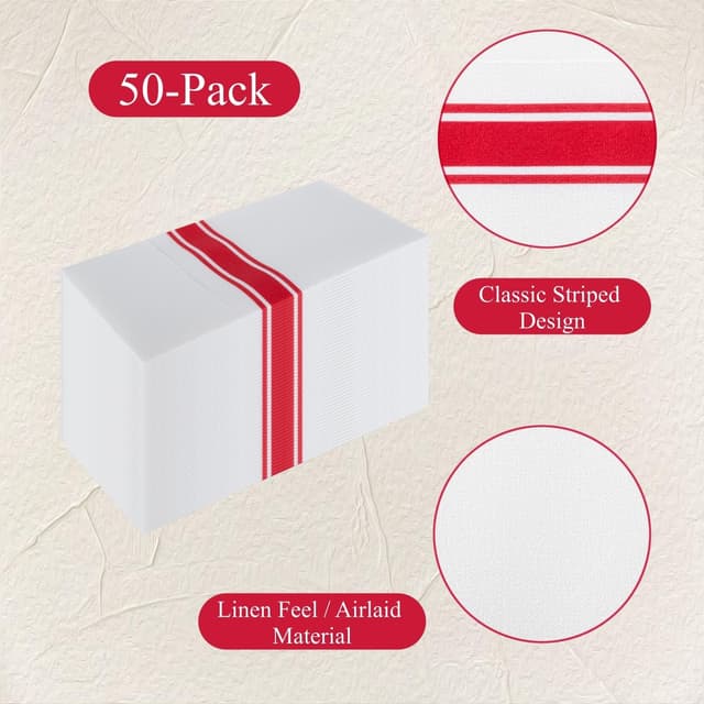 Thumbnail 2 de PHUNAT Linen Feel Napkins 40x40 cm