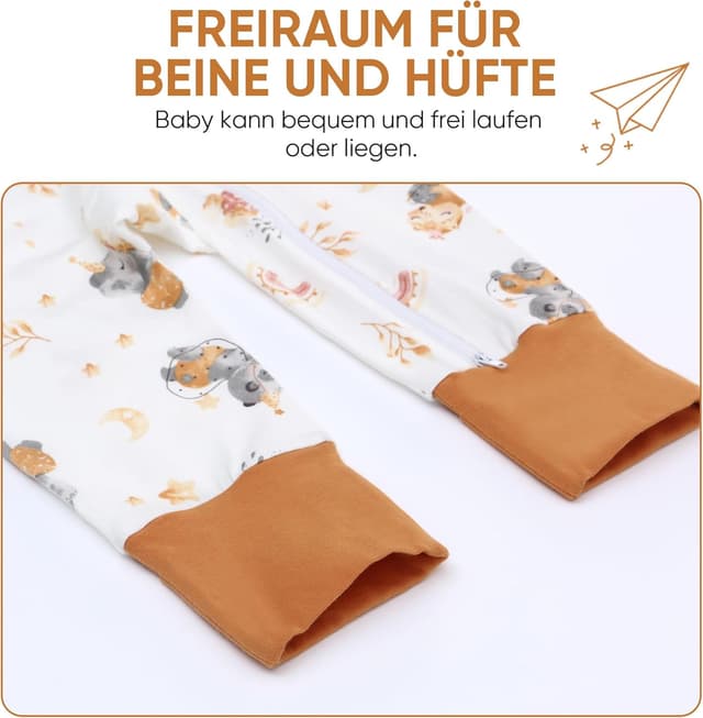 Detalle de amo nenes Baby Strampler 0,5 TOG 3er Pack