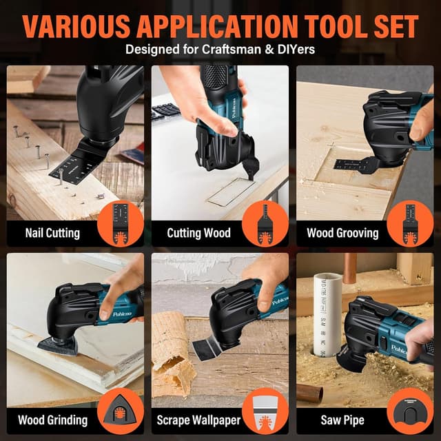 Thumbnail 5 de Oszillationswerkzeug Akku 18V Makita kompatibel