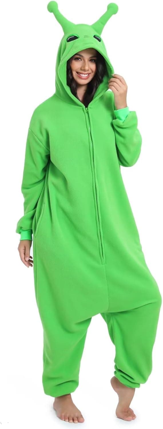 Detalle 2 de LBJR Erwachsenen Cosplay-Schlafanzug als Jumpsuit „Tierkostüm“-One-Piece Onesie