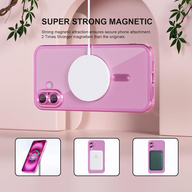 Thumbnail 4 de Misea iPhone 16 Magnetic Clear Case 6.1"