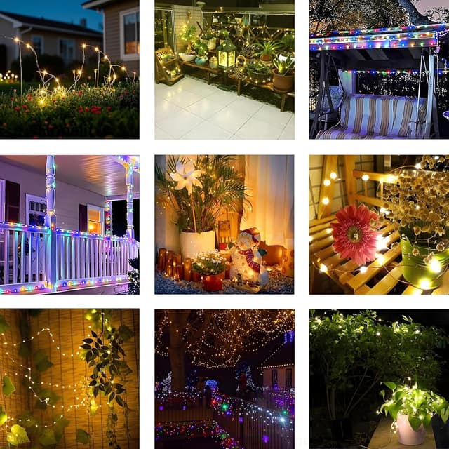 Thumbnail 6 de Solar Lichterkette Außen 20 m mit 200 LEDs