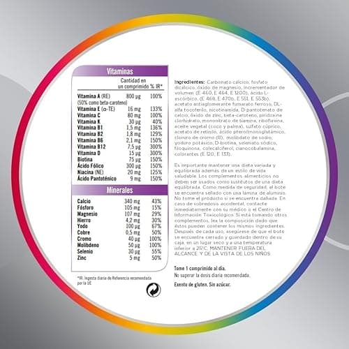 Detalle 2 de Multicentrum Mujer 50+ multivitamínico