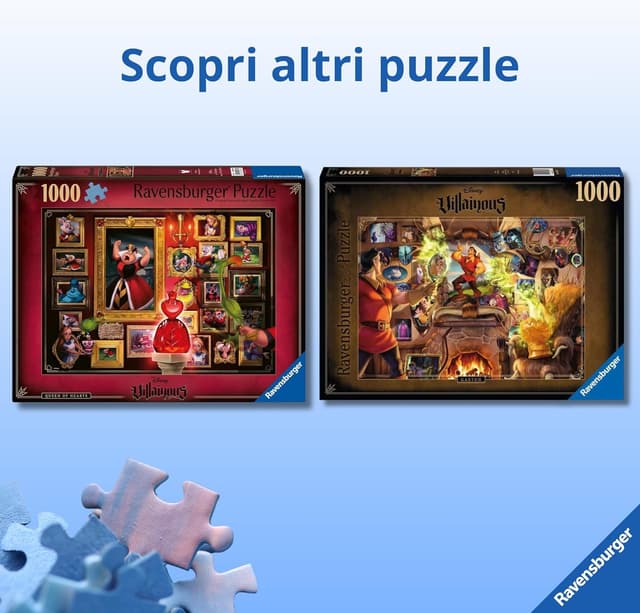 Detalle de Ravensburger Puzzle 1000 pezzi Disney Villainous: Lady Tremaine (70 x 50 cm) per adulti +14 anni