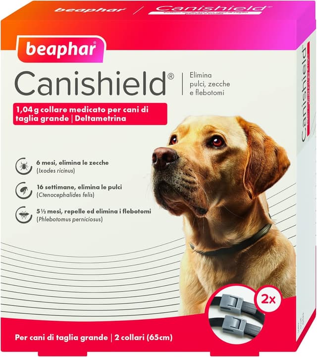 Detalle de Beaphar Canishield Collare antiparassitario 65 cm Large